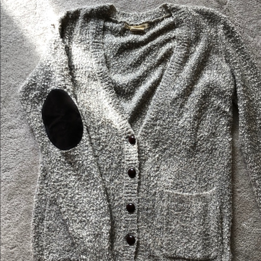 Sweater with elbow patches